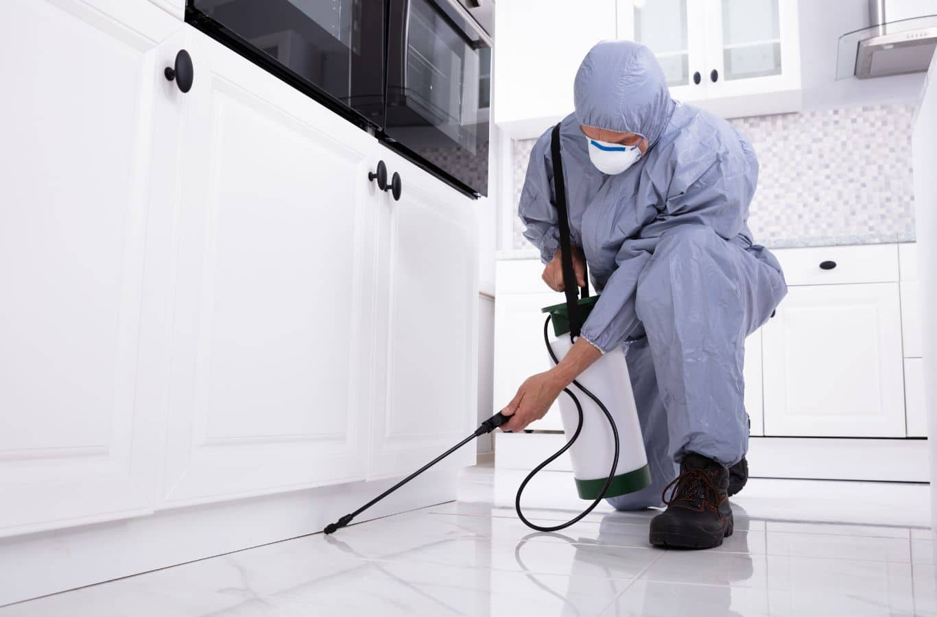 A Cura Termite and Pest Control team member delivering pest control services in West Covina, CA, showing local expertise and value.