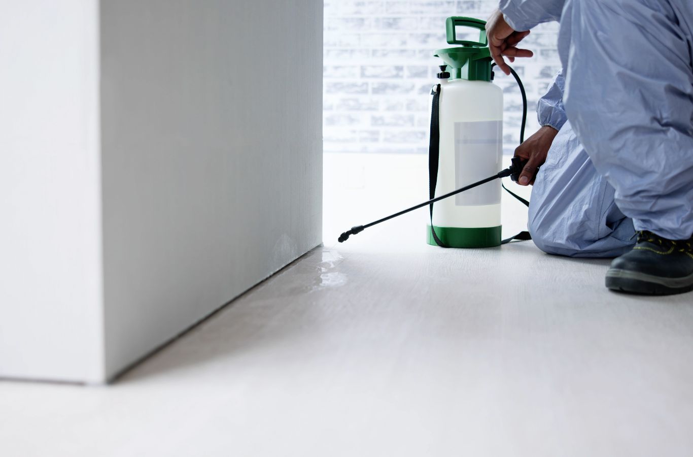 Cura Termite and Pest Control technician performing termite extermination in San Juan Capistrano, CA using advanced tools to eliminate infestations and protect structures.