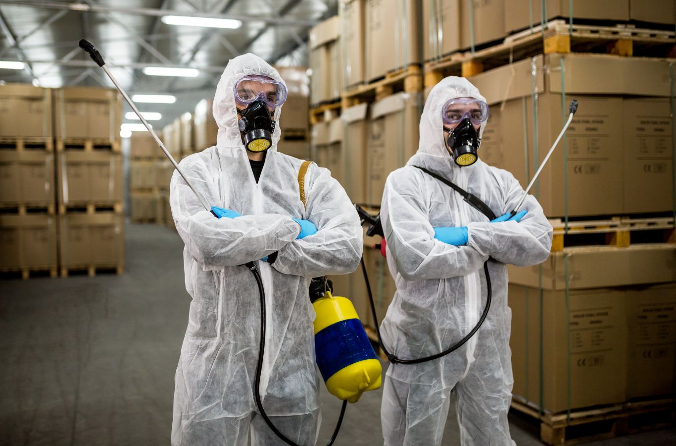 Cura Termite and Pest Control technician performing commercial pest control in Sierra Madre using advanced tools for safe, efficient, and long-lasting pest control